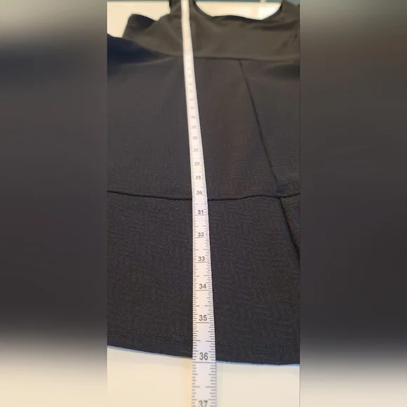 Kiki La'Rue Little Black Dress Textured Fit-and-Flare – Size 2XL - Picture 15 of 15